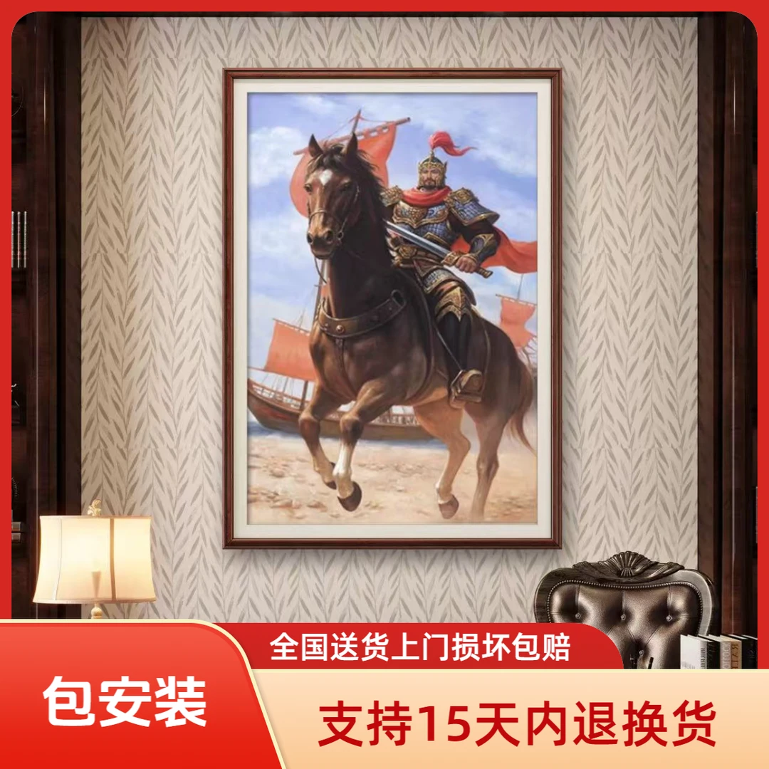 【张俊龙】卫青原创艺术油画人物玄关走廊高级装饰挂画