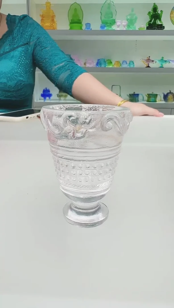 手工艺品琉璃古法琉璃酒杯