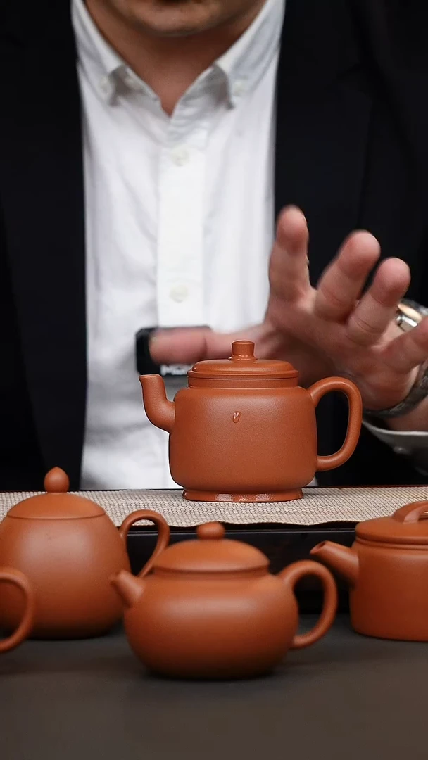 茶壶紫砂赵庄朱泥墨林