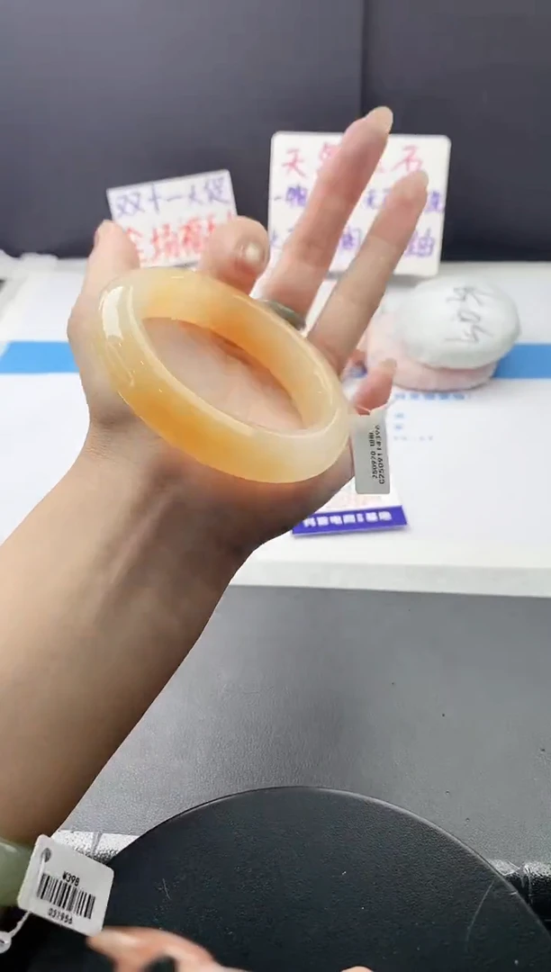 未镶嵌手镯石英质玉j133-HHB59+