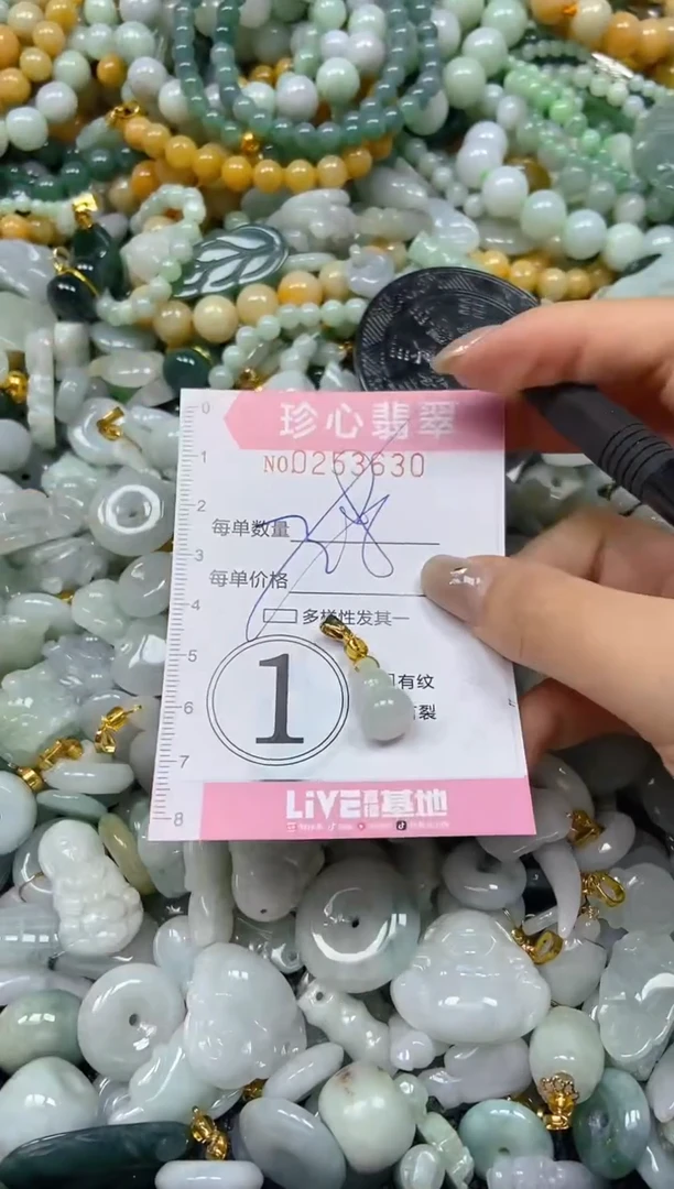 翡翠未镶嵌颈饰闪购0253630多样性发其一