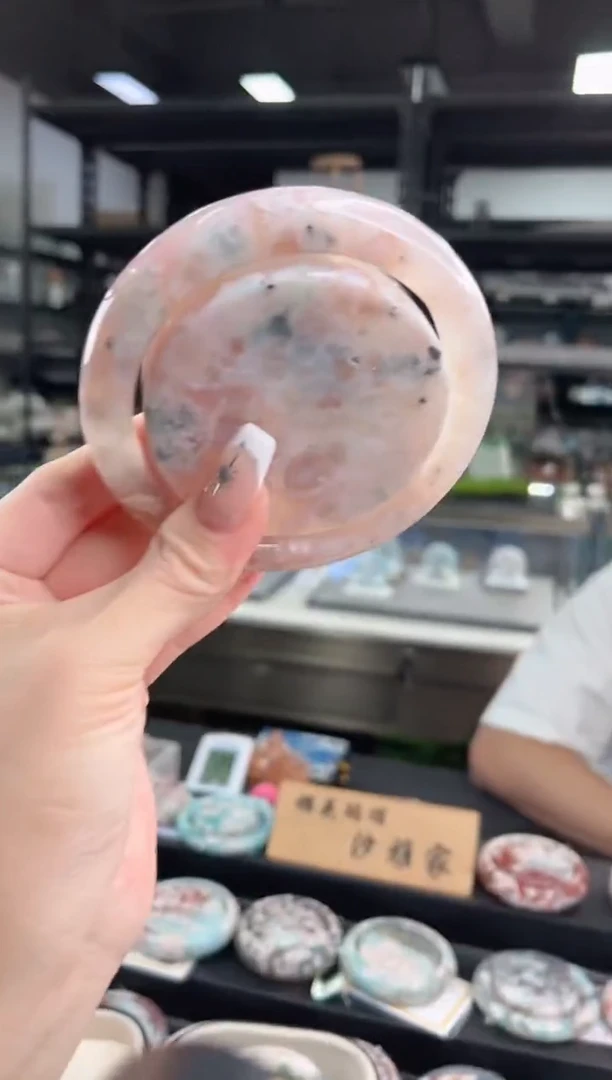 未镶嵌手镯石英质玉尘*丷圈口（赠品镯心）