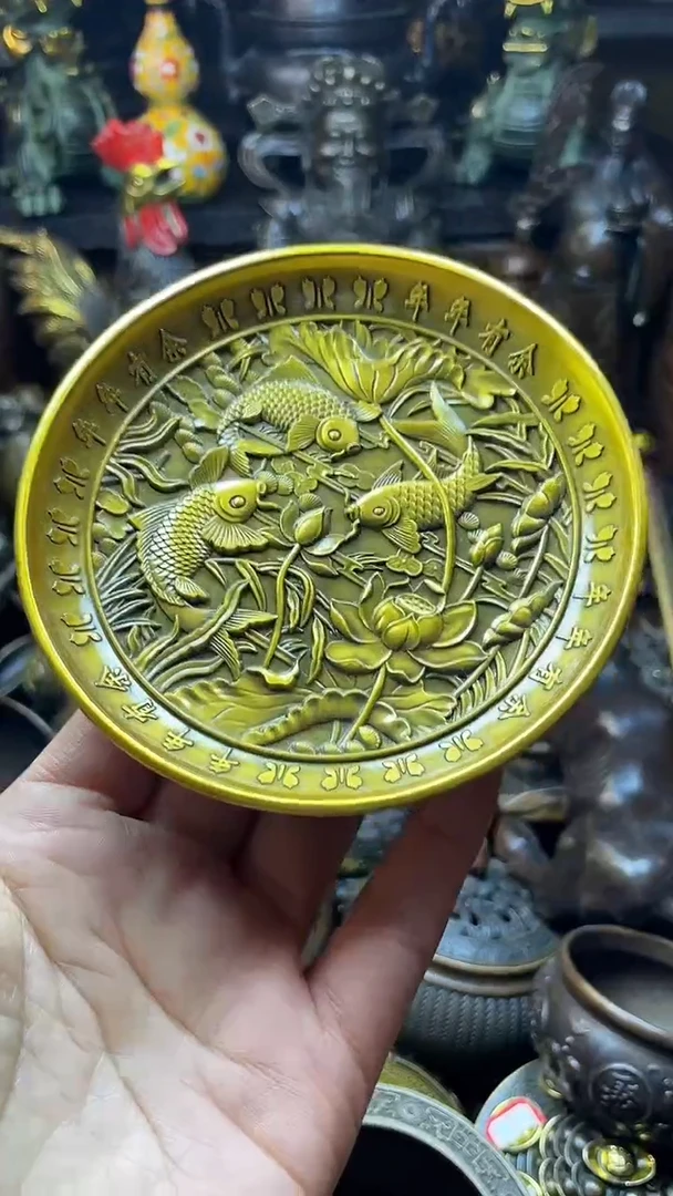 闪购链接，点击下单，有运费险，铜摆件