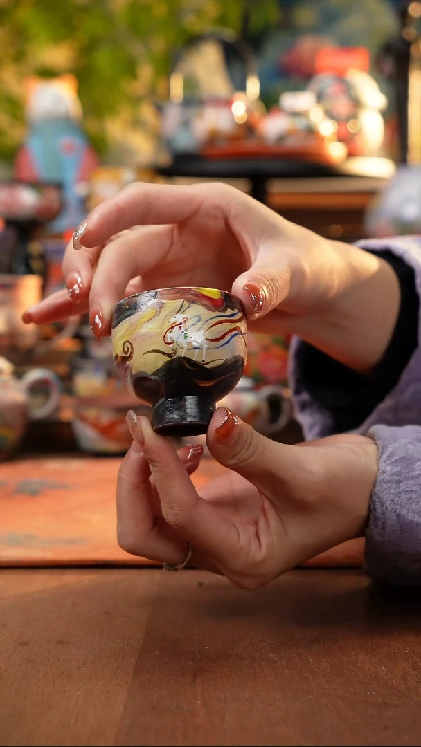 瓷片景德镇手工手绘791