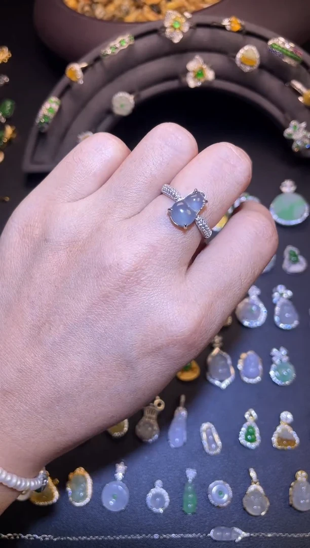 吊坠(不含链)银S925镶嵌翡翠1