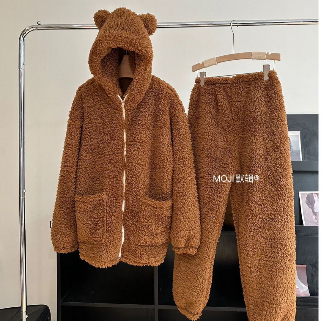 【过年不打烊】泰迪熊家居服睡衣套装