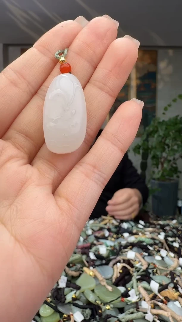 颈饰未镶嵌和田玉拍一发一多样性发货