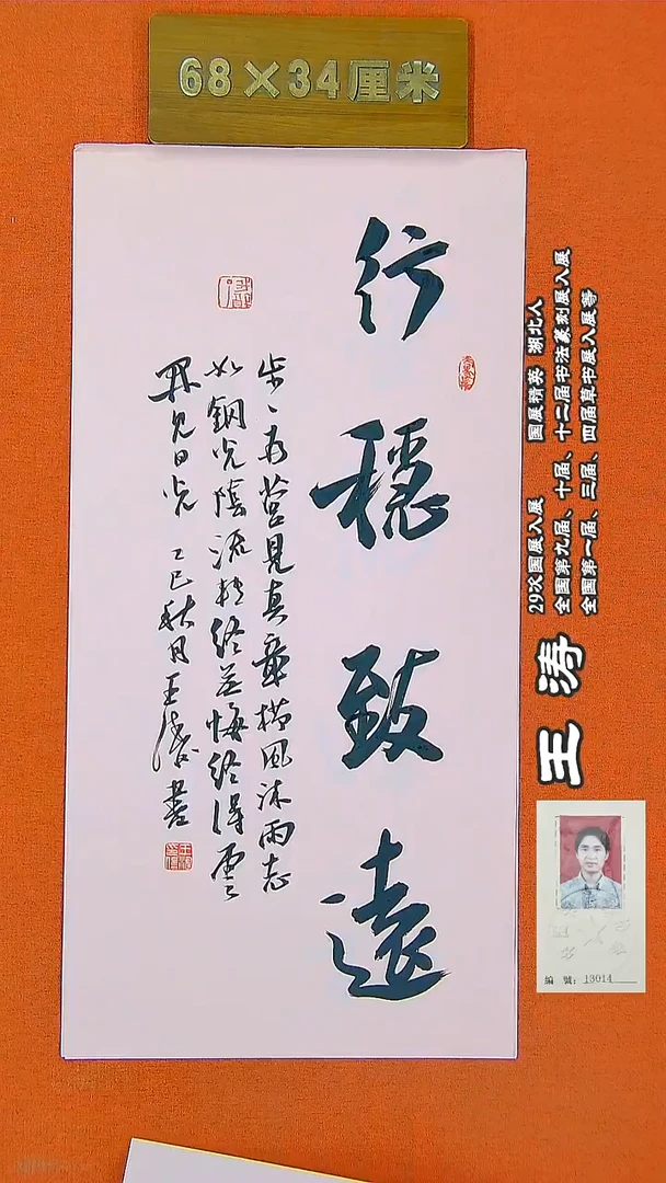 书法151R王涛书法作品