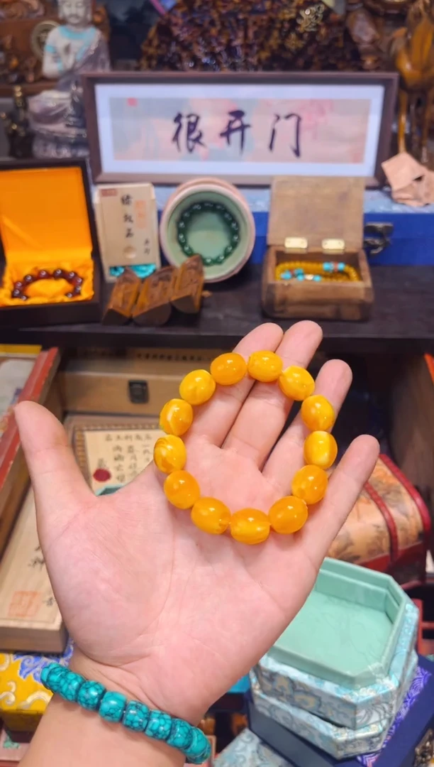 未镶嵌蜜蜡裸石L老七专属高端精品65