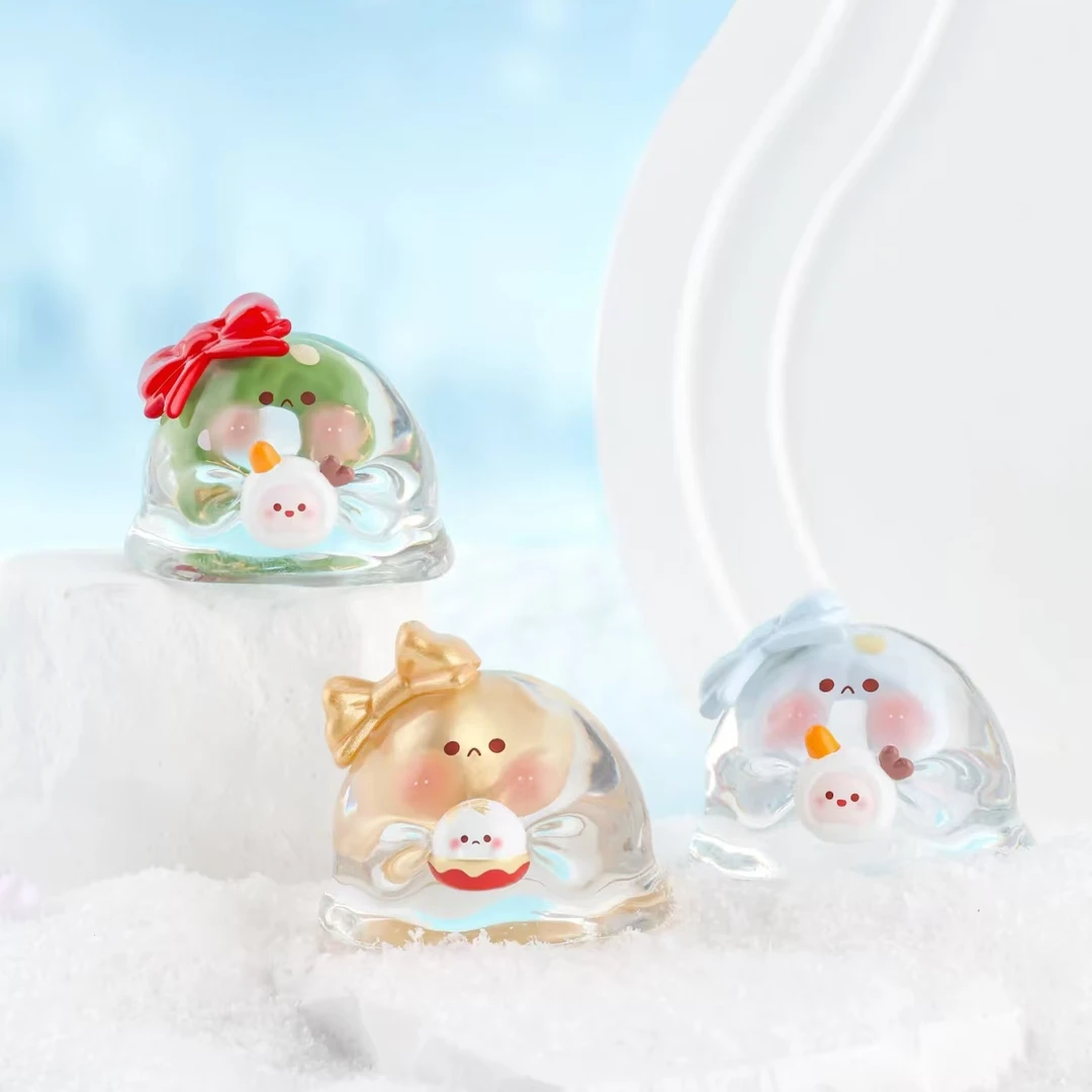 【水波蛋冬日礼物-盲袋】阿嫲家正版盲盒手办可爱礼物PVC设计款摆件