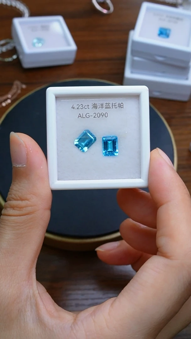 未镶嵌裸石托帕石【小王珠宝】托帕裸石