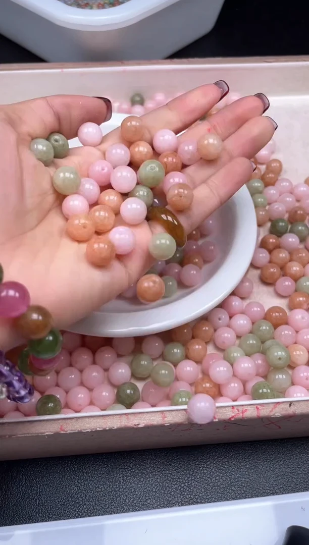 【闪购商品】玛瑙/玉髓颈饰未镶嵌w386糖果盐*源10mm*30