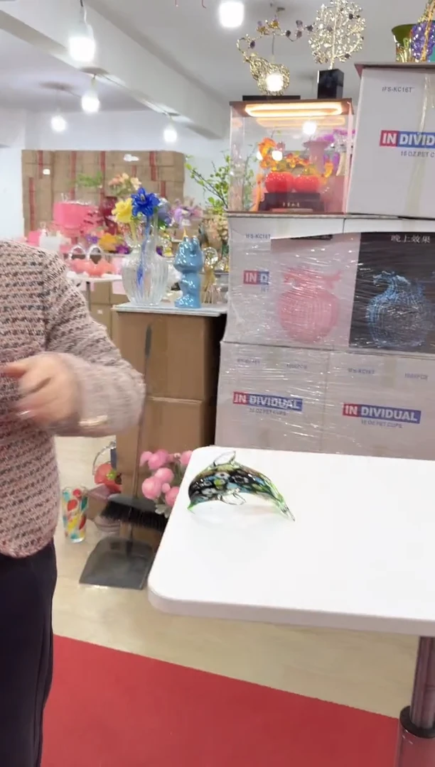 【闪购商品】无铅玻璃迪之喜花器-44早