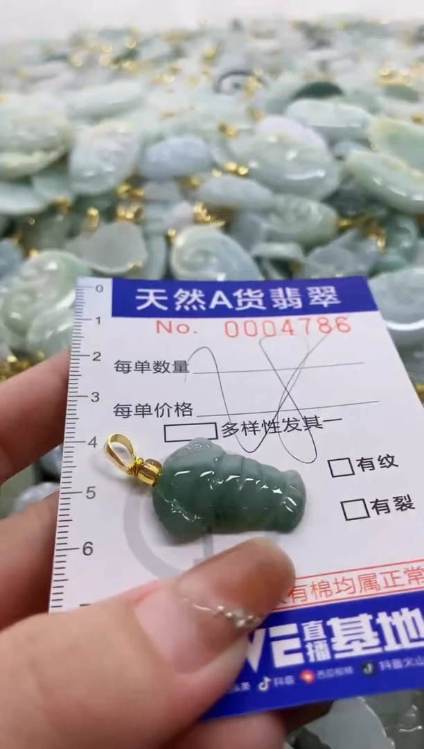 颈饰未镶嵌翡翠天然A货翡翠