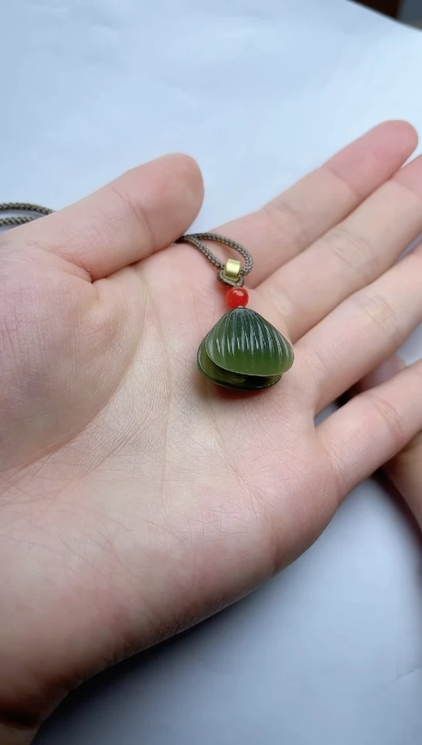 【闪购商品】和田玉颈饰未镶嵌小扇贝kk