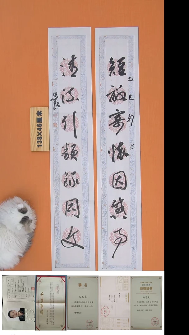 书法路思良老师精美作品138*46
