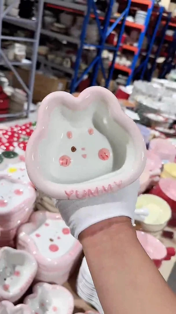 碗兔子碗微瑕 凑满20元包邮