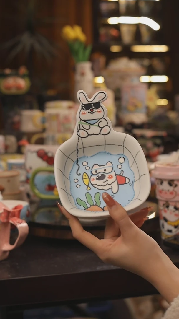 景德镇釉下彩绘设计师款式陶瓷
