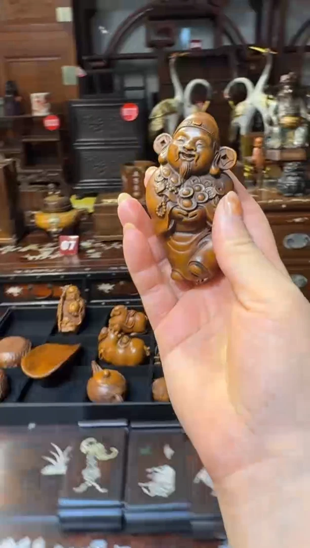 木黄杨木财神68.8888888888