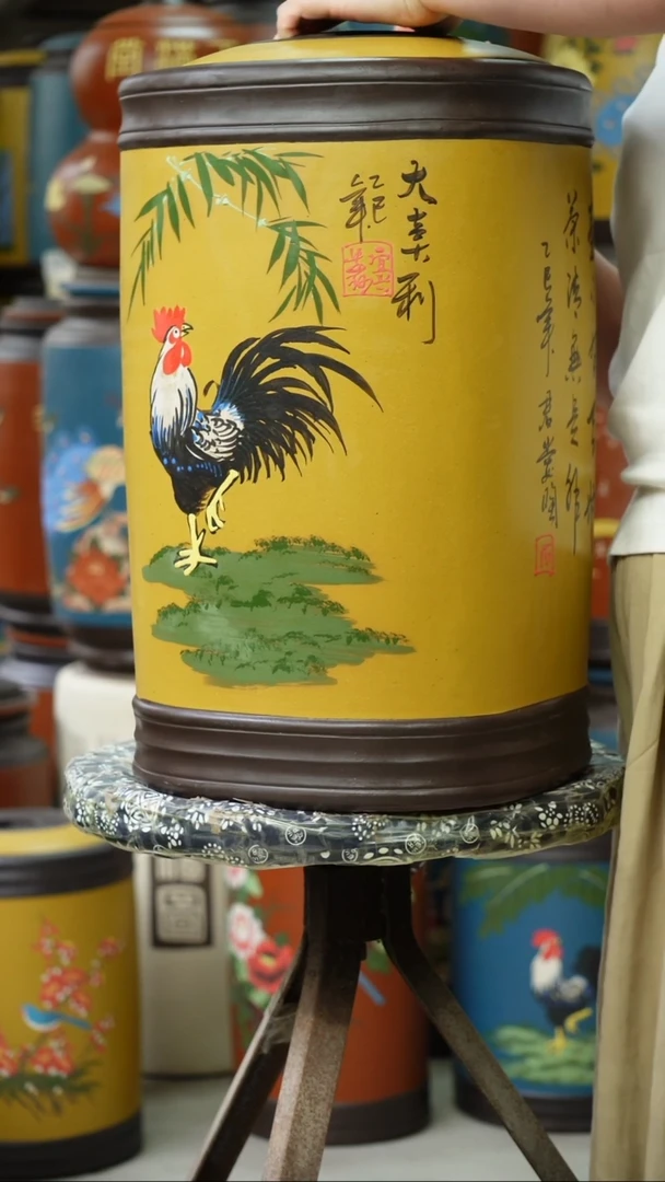 宜兴原矿紫砂茶叶罐