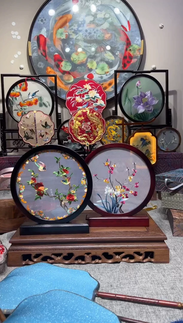 刺绣纯手工苏绣双面绣