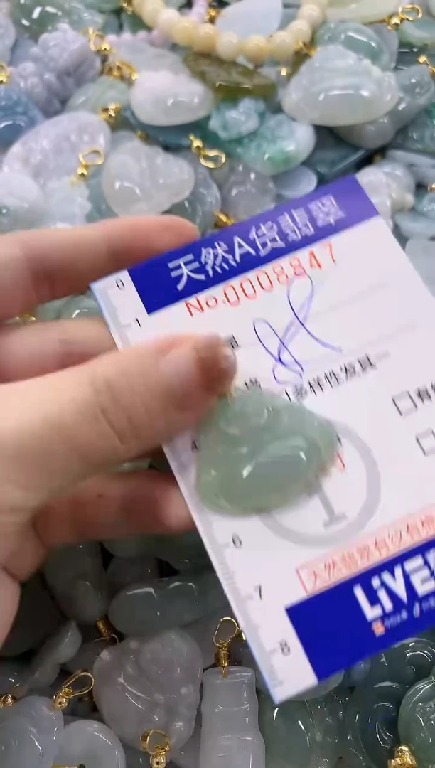 颈饰未镶嵌翡翠天然A货翡翠