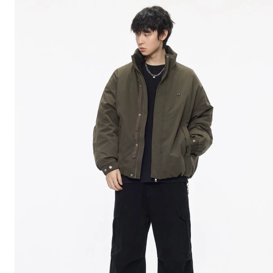【2025年新款】男士休闲百搭短款立领羽绒服5606防风保暖时尚潮流