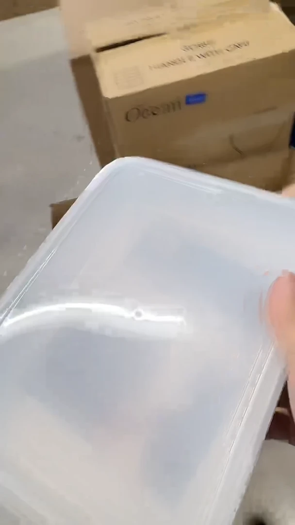 瓷片23*17cm冰箱用保鲜盒带盖