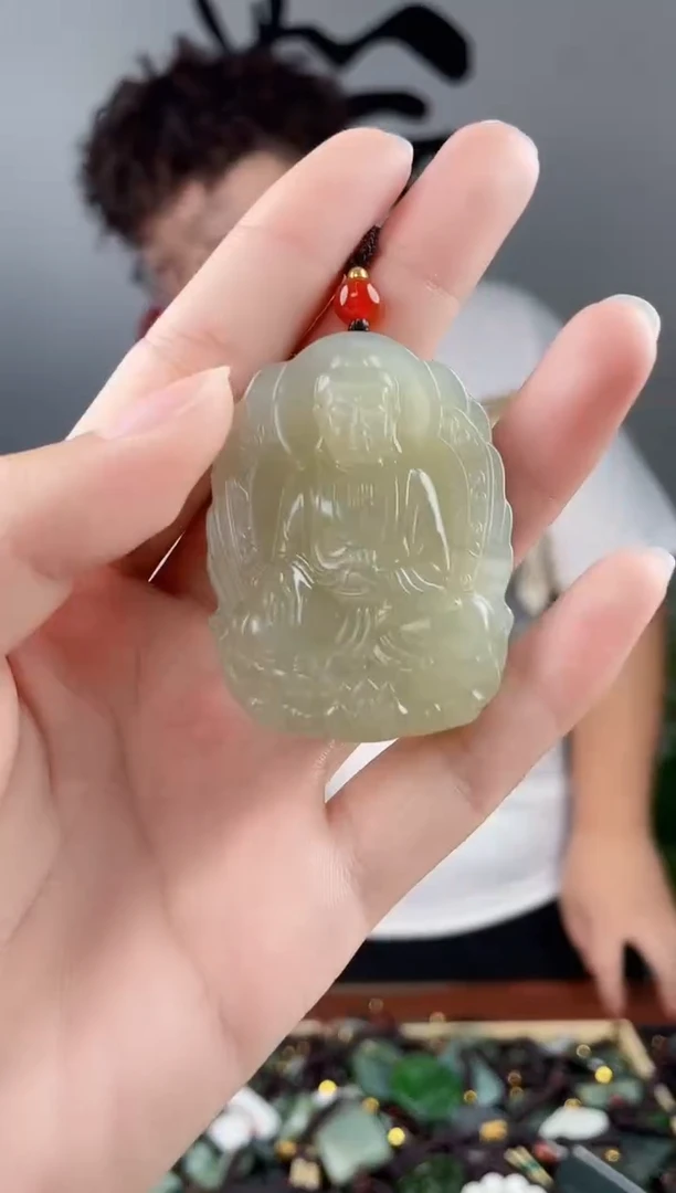 和田玉未镶嵌颈饰拍一发一，多样性发货
