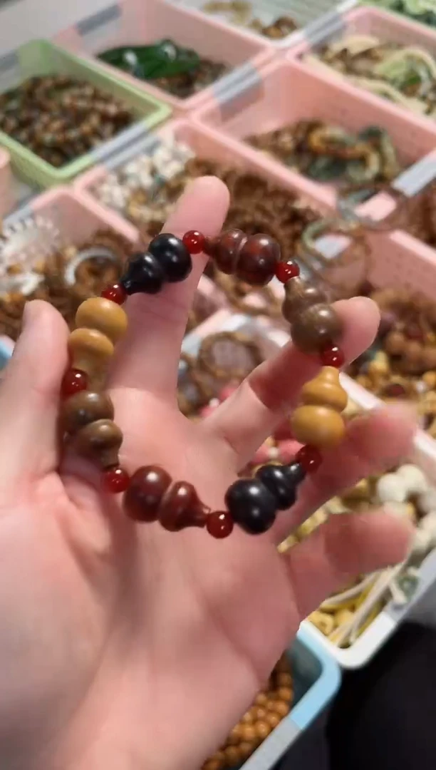 【闪购商品】非洲檀香无事牌葫芦手串