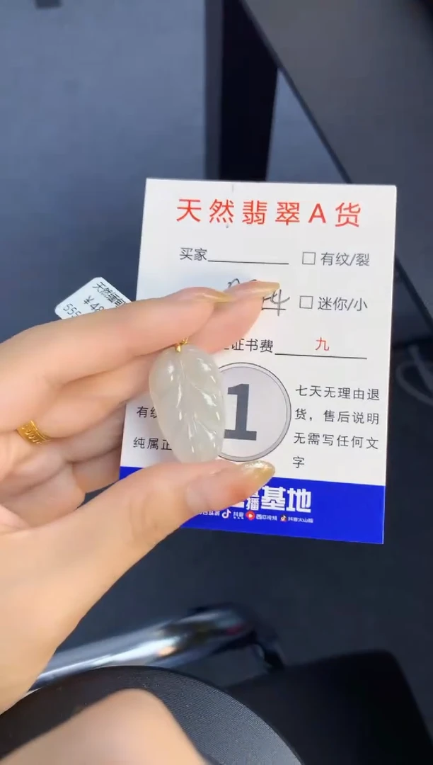 颈饰未镶嵌翡翠天然缅甸A货翡翠