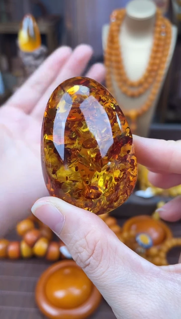 裸石琥珀未镶嵌多样性发货1，假一赔4