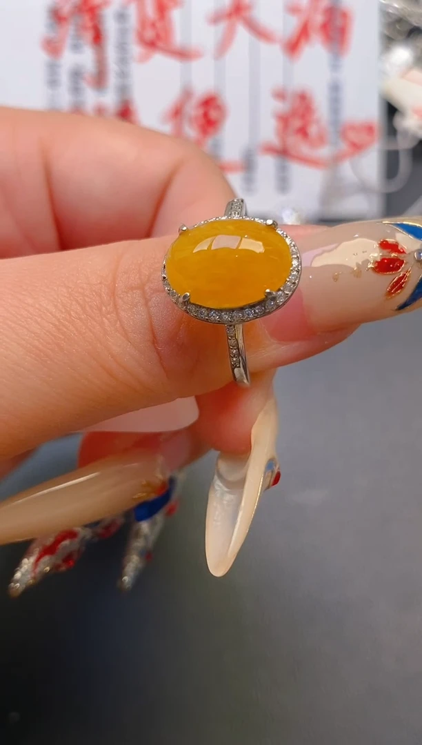 【闪购商品】翡翠耳饰银S925镶嵌天然A货翡翠1