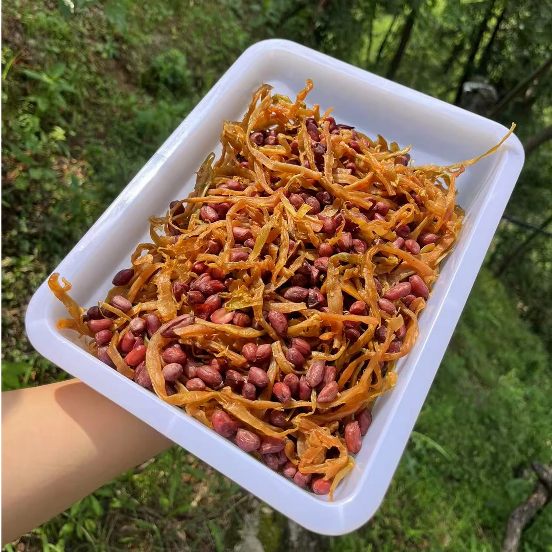 25年新货临安特产多味笋丝即食花生笋干嫩笋尖休闲零食