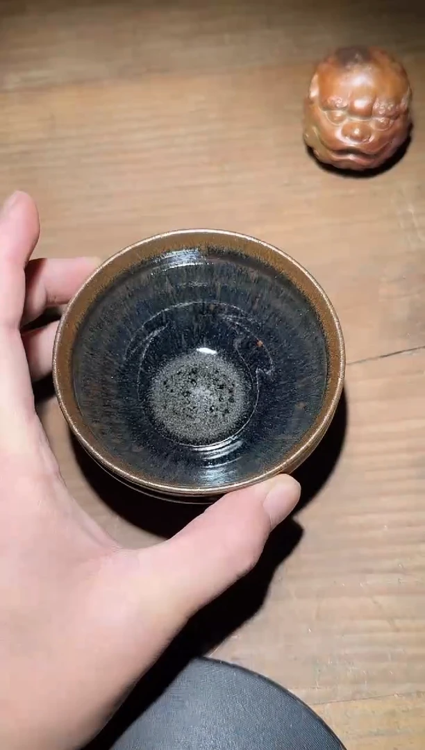 茶盏行云建盏收藏作品