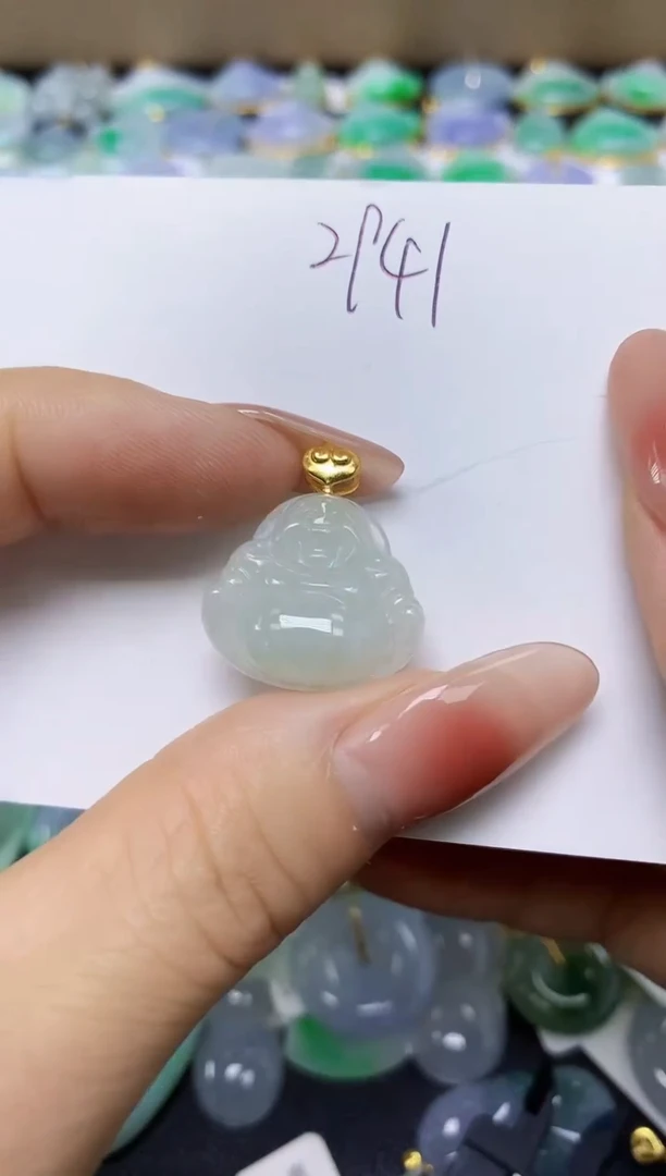 翡翠未镶嵌颈饰 天然缅甸翡翠A货