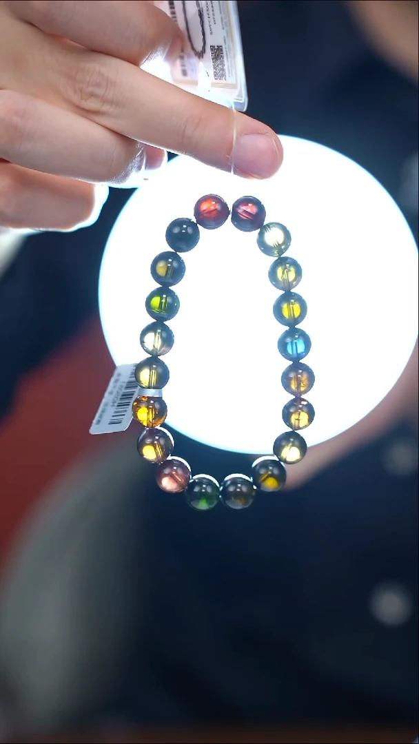 手链未镶嵌碧玺k059 碧玺手链10mm+