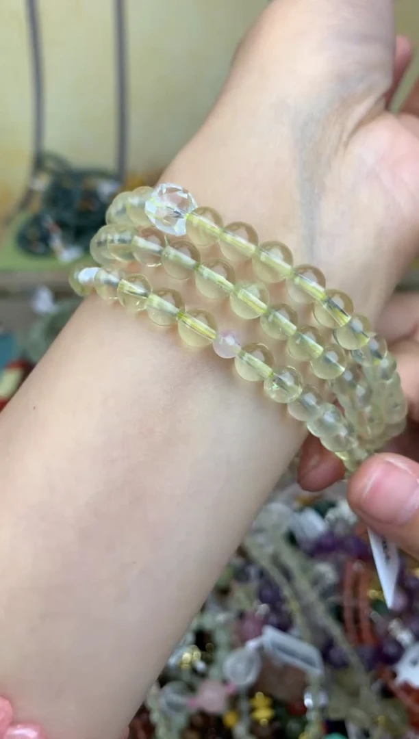 黄晶手链未镶嵌145