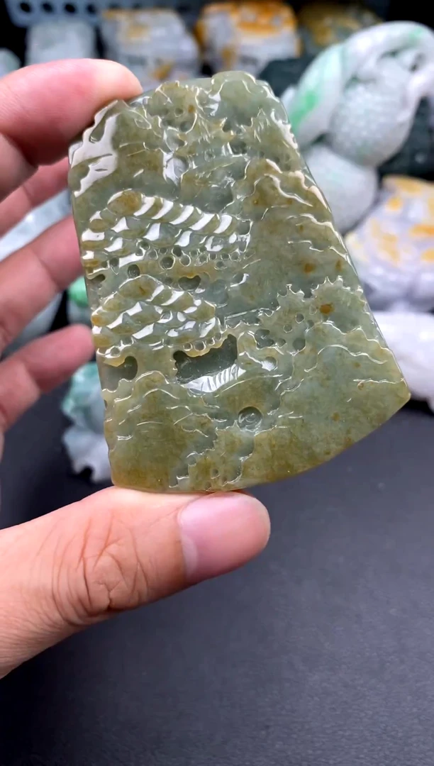 吊坠(不含链)未镶嵌翡翠1