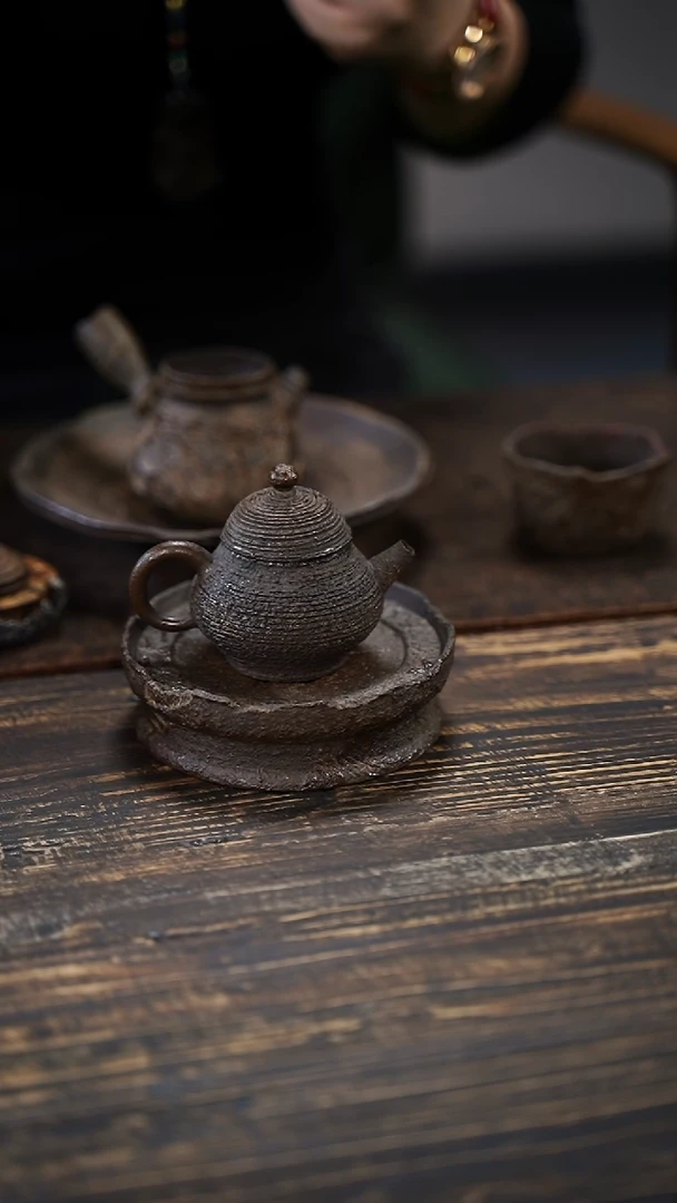 全手工制作 南蛮侧把壶