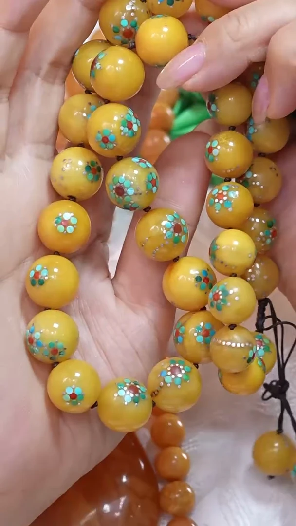 蜜蜡颈饰未镶嵌7060天然蜜蜡珠宝奇石云端妖孽全部保真