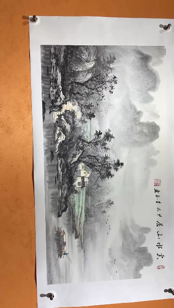 国画刘金玉教授亲笔手绘