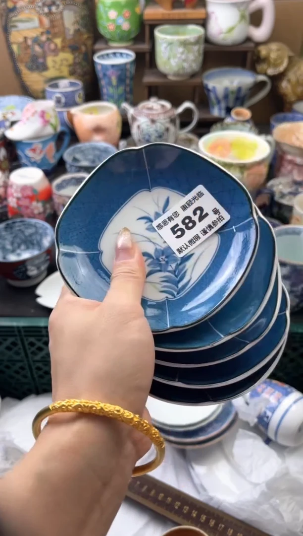 瓷片涓**潺582号六六工艺品瓷器