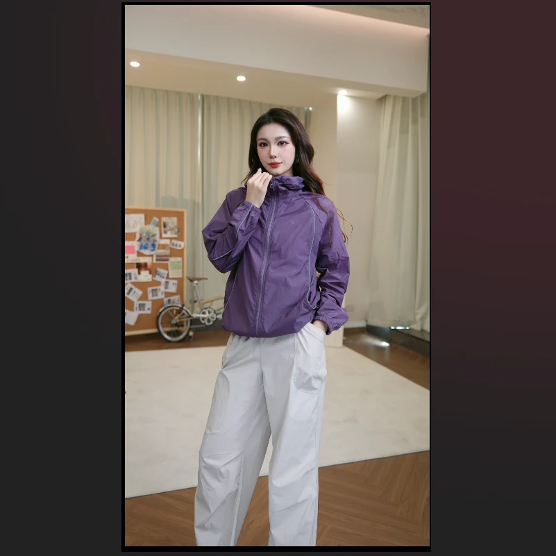 sbenu防晒衣短款UPF100+原纱防晒高透气透湿