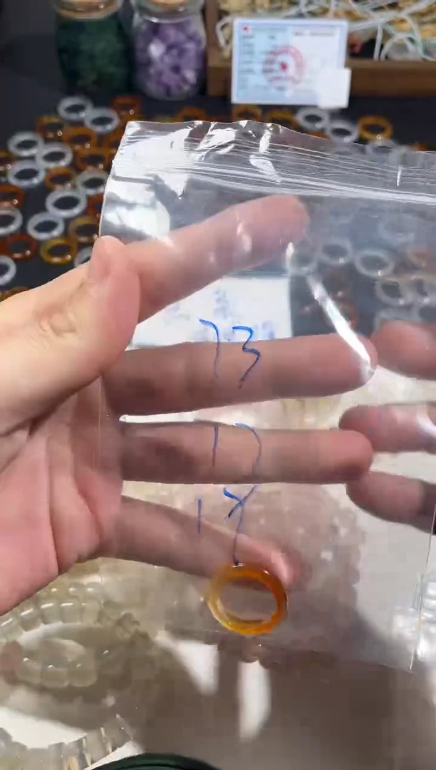 【闪购商品】玛瑙/玉髓戒指未镶嵌73