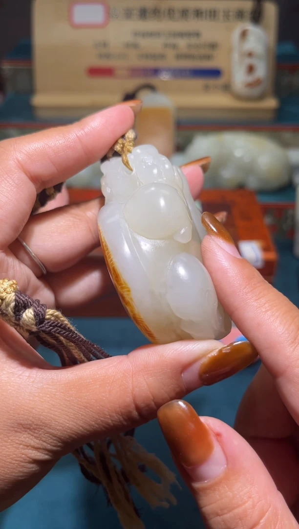 未镶嵌和田玉挂件葱**菜1