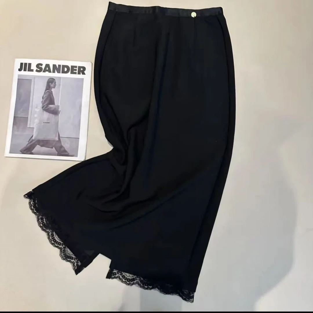 《优麦汇》K5512春夏新款设计感时尚半身长裙设计感显瘦百搭