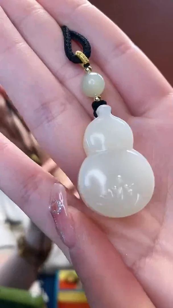 【闪购商品】和田玉挂件未镶嵌葫芦福禄