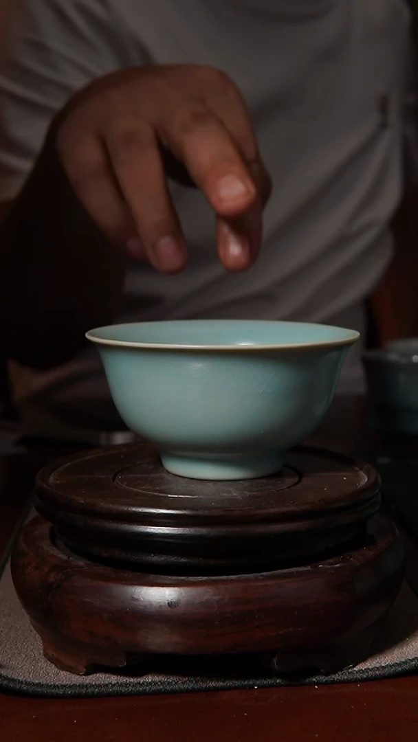 瓷片?**?原产地原矿釉汝瓷