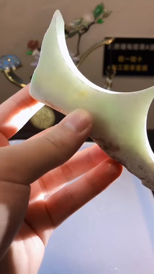 翡翠未镶嵌颈饰天然A货翡翠